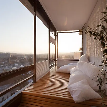 Bright Penthaus Apartement, With A Wonderful View Апартаменты Любляна